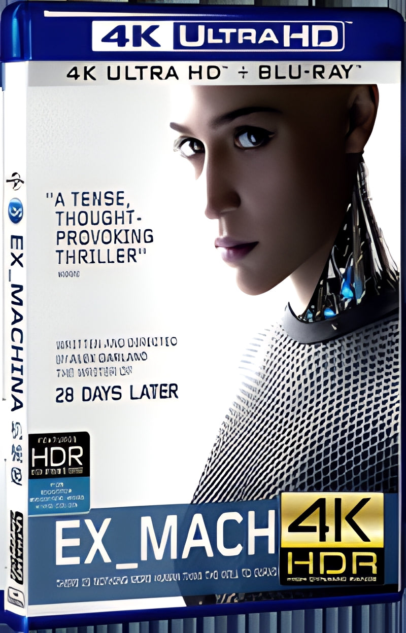 2014 Ex Machina Ultra HD 4K for Gift 1-Disc All RegionPlay Seal Box Blu-ray