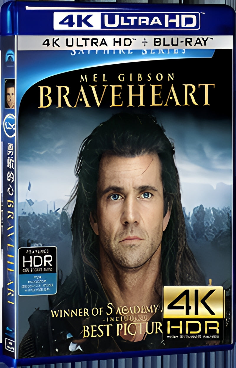 1995 Brave heart Ultra HD 4K for Gift 1-Disc All RegionPlay Seal Box Blu-ray
