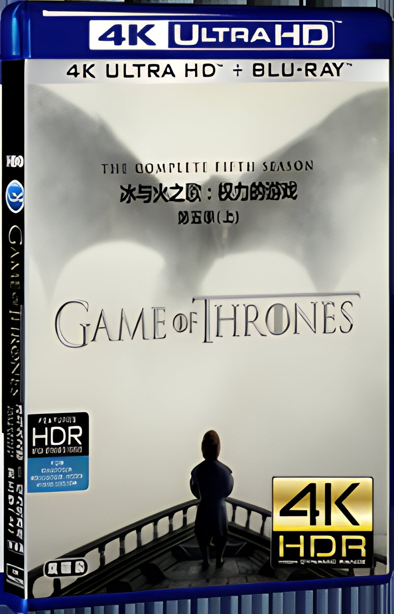 2015 Game of Thrones Season 5 (2015) Ultra HD 4K for Gift 4-Disc All RegionPlay Seal Box Blu-ray
