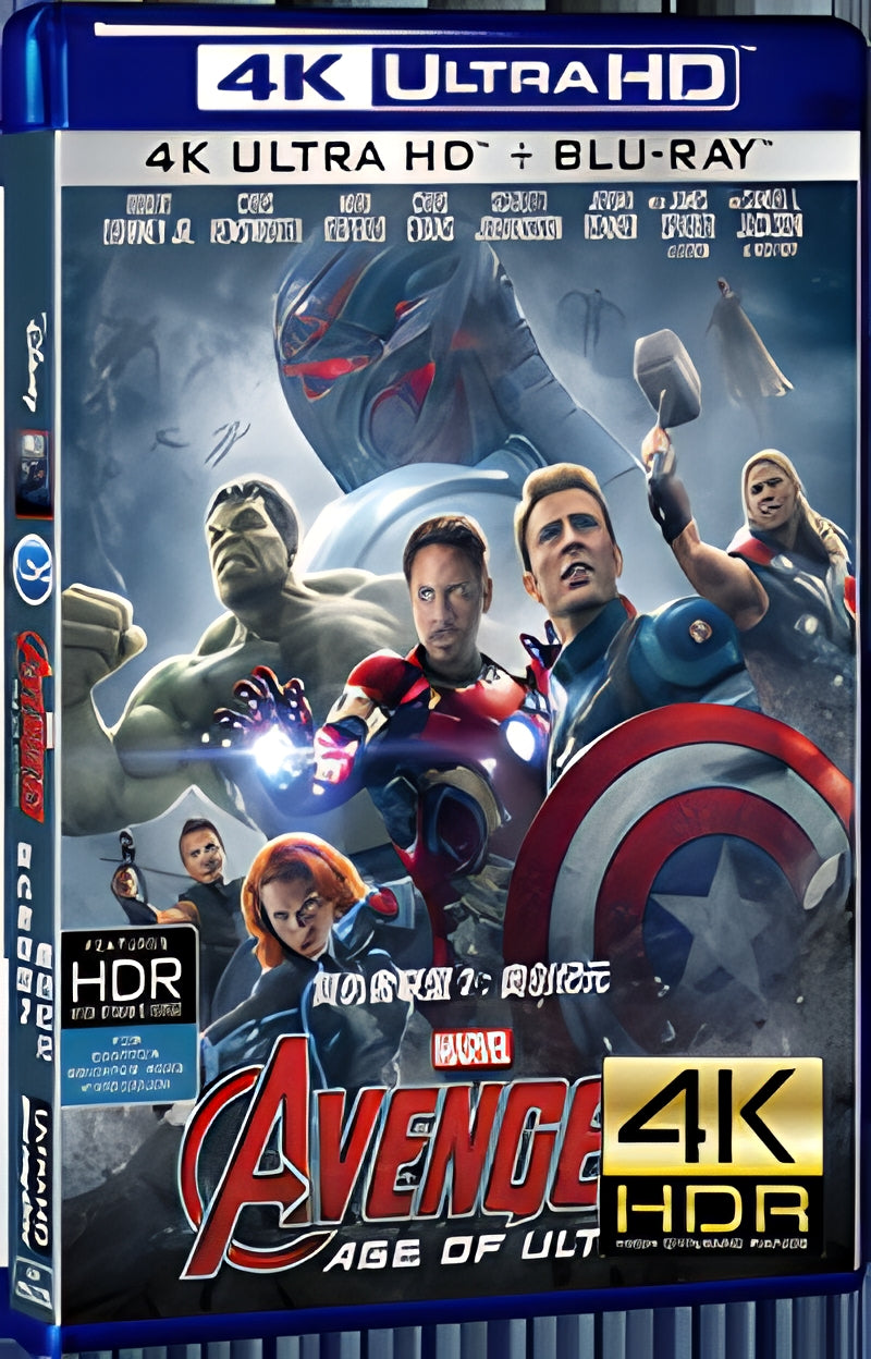 2015 Avengers: Age of Ultron (2015) Ultra HD 4K for Gift 1-Disc All RegionPlay Seal Box Blu-ray