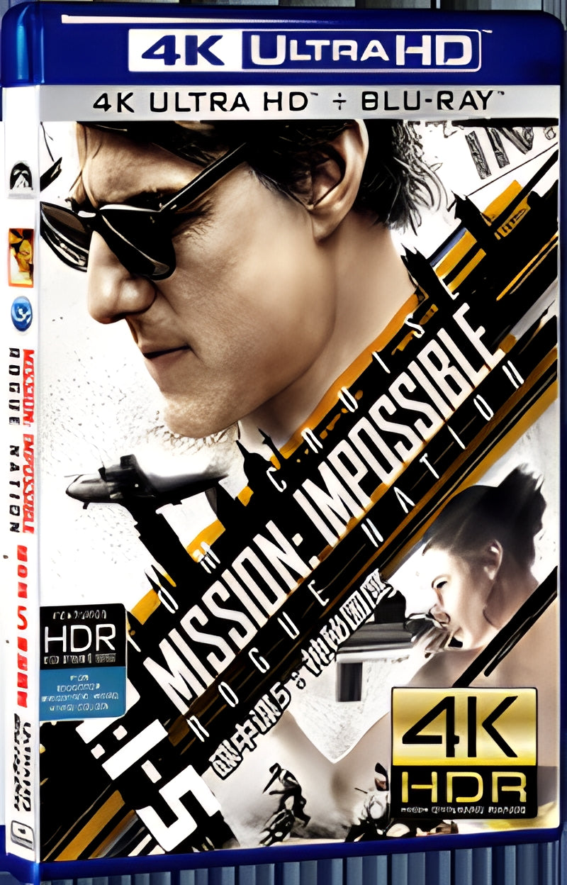 2015 Mission: Impossible 5 Ultra HD 4K for Gift 1-Disc All RegionPlay Seal Box Blu-ray