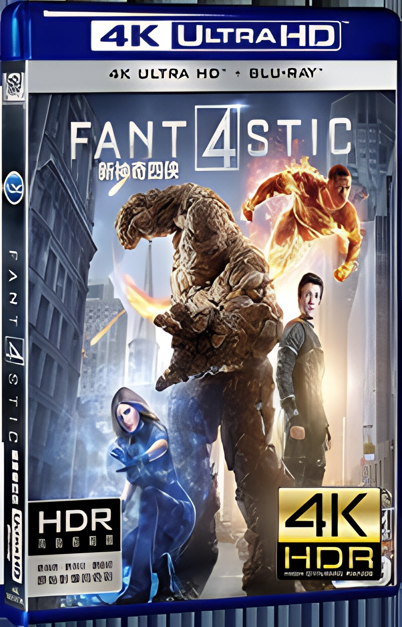 2015 Fantastic Four Ultra HD 4K for Gift 1-Disc All RegionPlay Seal Box Blu-ray