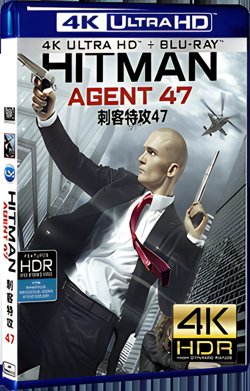 2015 Hitman: Agent 47(2015) Ultra HD 4K for Gift 1-Disc All RegionPlay Seal Box Blu-ray