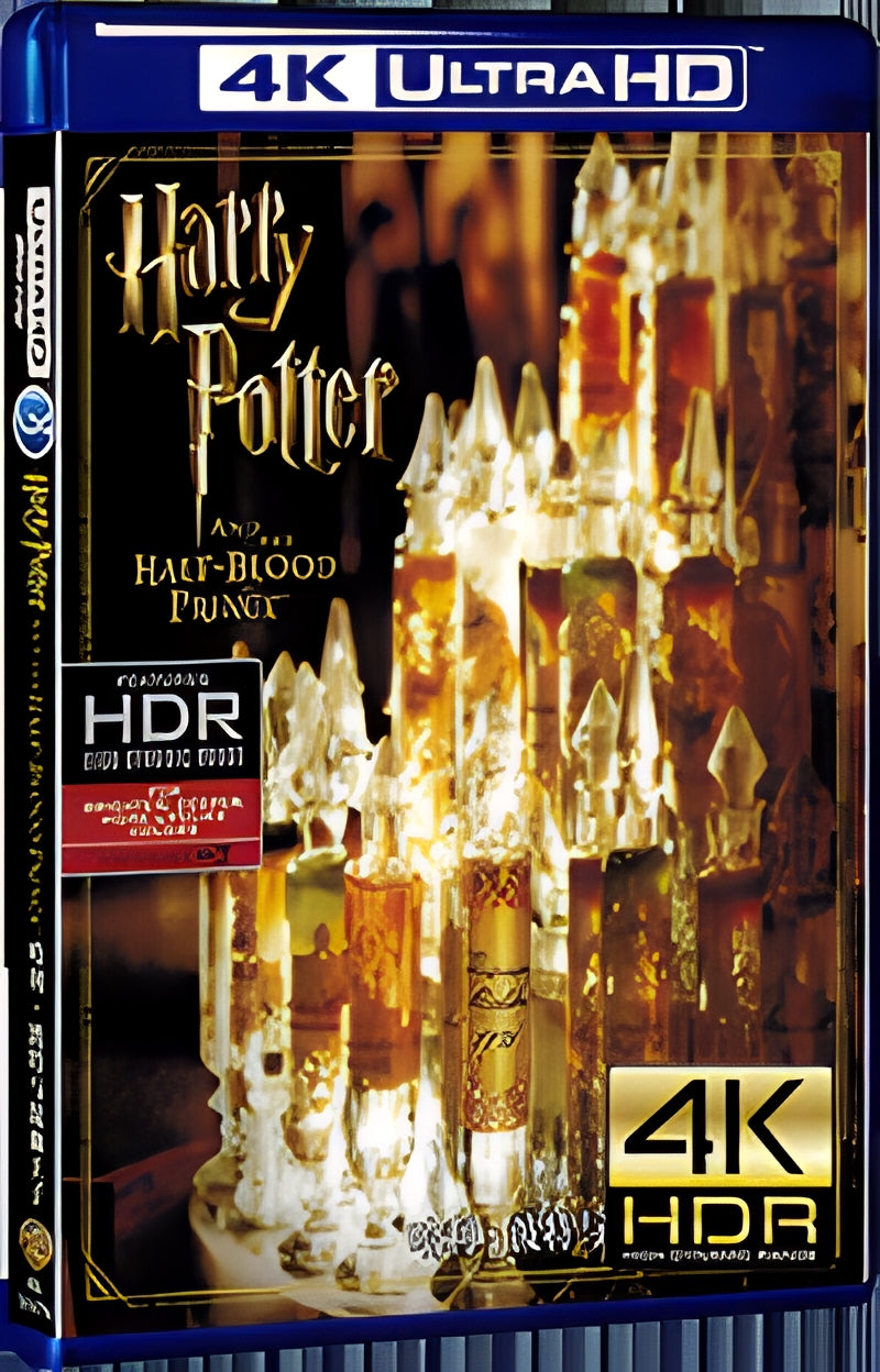 2009 Harry Potter and the Half-Blood Prince (2009) Ultra HD 4K for Gift 1-Disc All RegionPlay Seal Box Blu-ray
