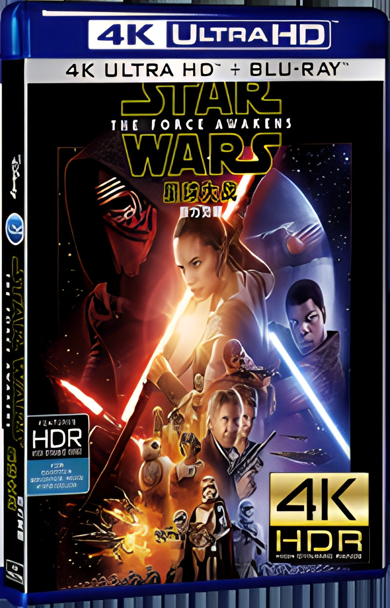 2015 Star Wars: The Force Awakens (2015) Ultra HD 4K for Gift 1-Disc All RegionPlay Seal Box Blu-ray