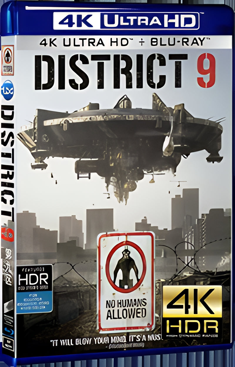 2009 District9 Ultra HD 4K for Gift 1-Disc All RegionPlay Seal Box Blu-ray