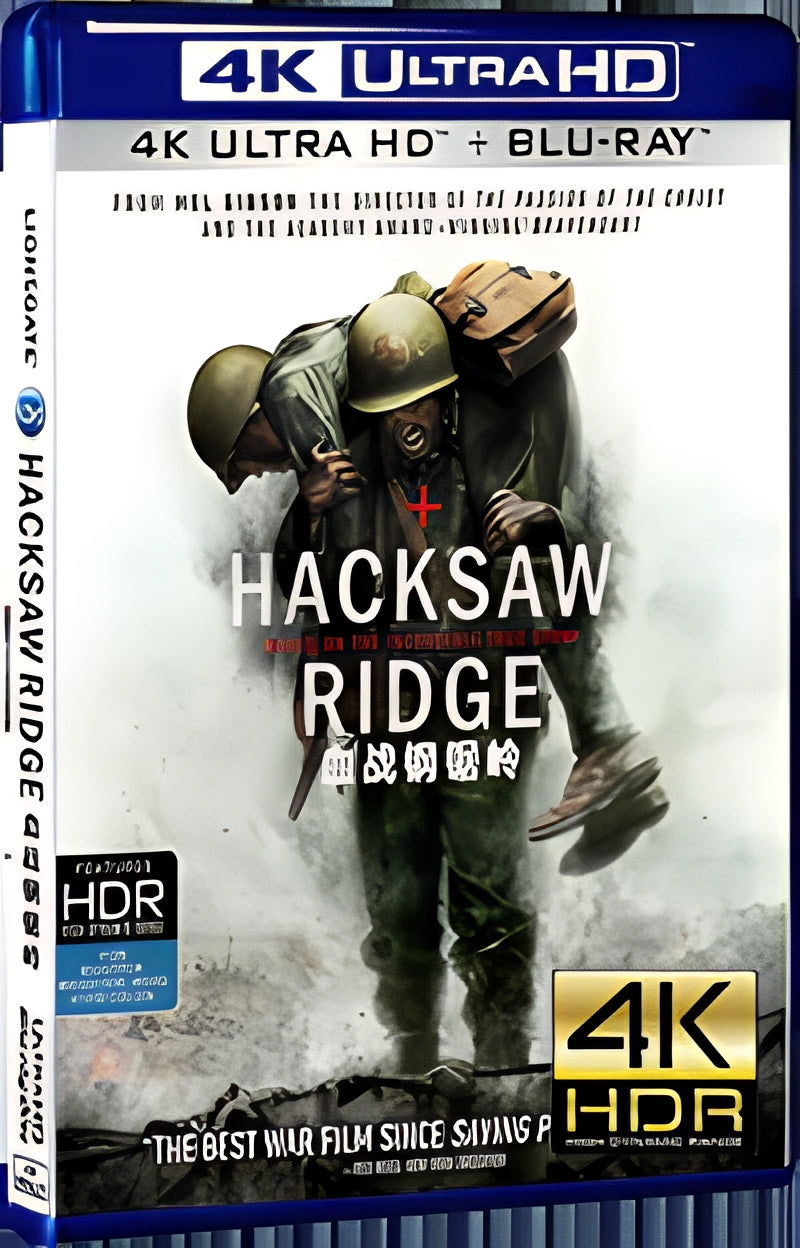 2016 Hacksaw Ridge (2016) Ultra HD 4K for Gift 1-Disc All RegionPlay Seal Box Blu-ray