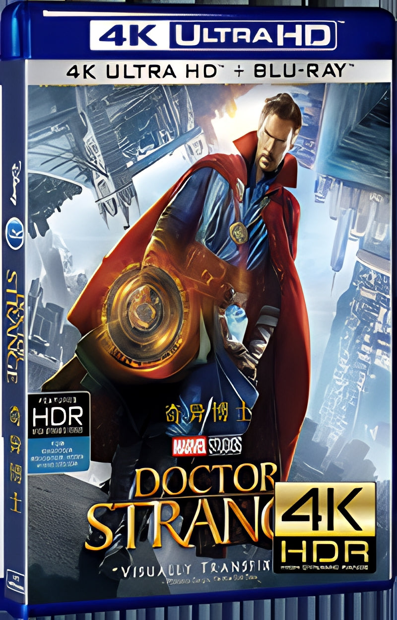 2016 Doctor Strange (2016) Ultra HD 4K for Gift 1-Disc All RegionPlay Seal Box Blu-ray