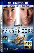 Passengers (2016) Ultra HD 4K Movie 1-Disc Box Set for Gift Collection Blu-ray