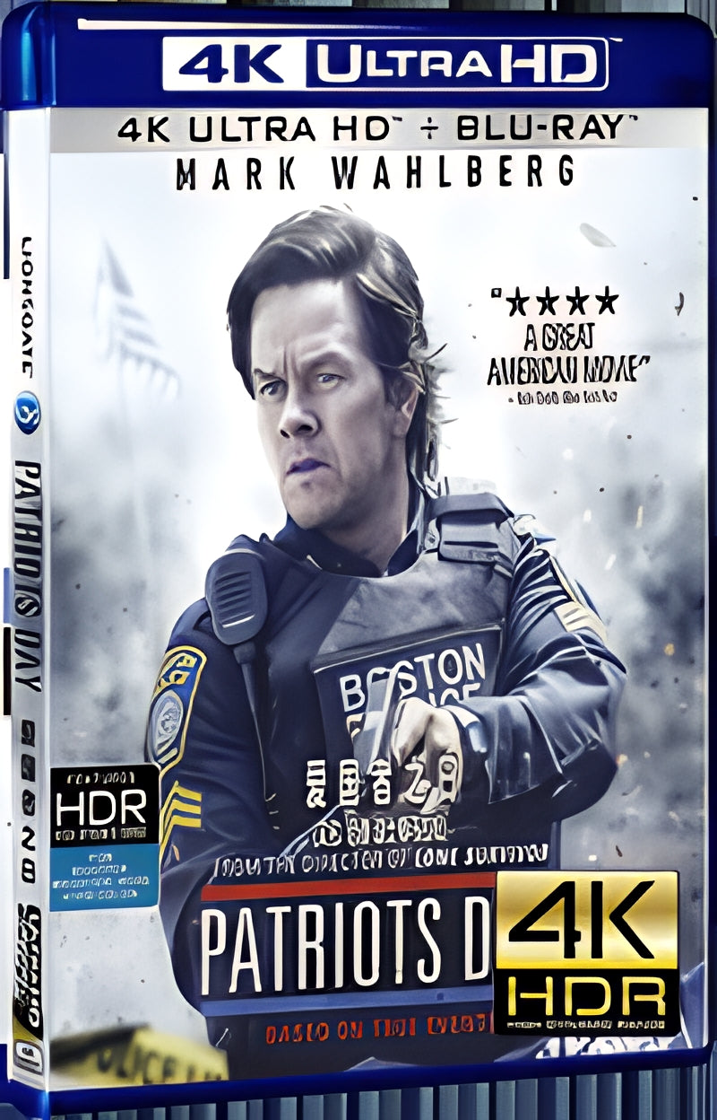 2016 Patriots Day (2016) Ultra HD 4K for Gift 1-Disc All RegionPlay Seal Box Blu-ray