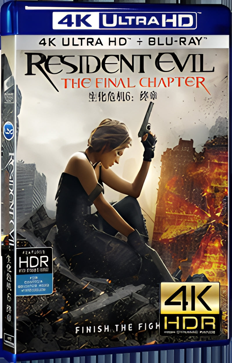 2016 Resident Evil: The Final Chapter (2016) Ultra HD 4K for Gift 1-Disc All RegionPlay Seal Box Blu-ray