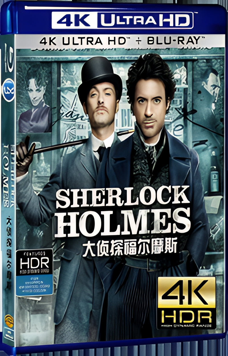 2009 Sherlock Holmes Ultra HD 4K for Gift 1-Disc All RegionPlay Seal Box Blu-ray