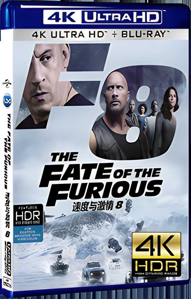 2017 The Fate of the Furious (2017) Ultra HD 4K for Gift 1-Disc All RegionPlay Seal Box Blu-ray