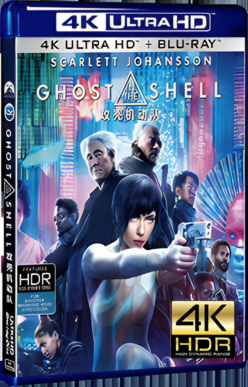 1995 Ghost in the Shell (2017) Ultra HD 4K for Gift 1-Disc All RegionPlay Seal Box Blu-ray