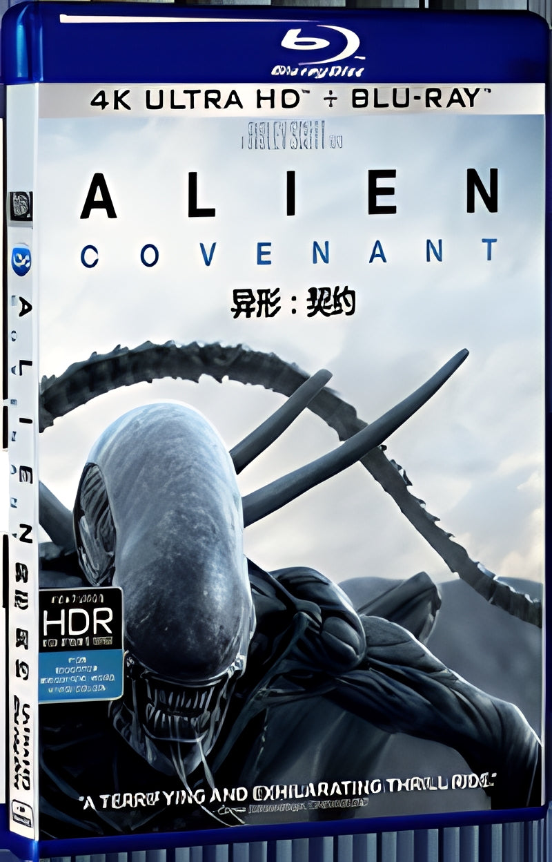 2017 Alien: Covenant (2017) Ultra HD 4K for Gift 1-Disc All RegionPlay Seal Box Blu-ray