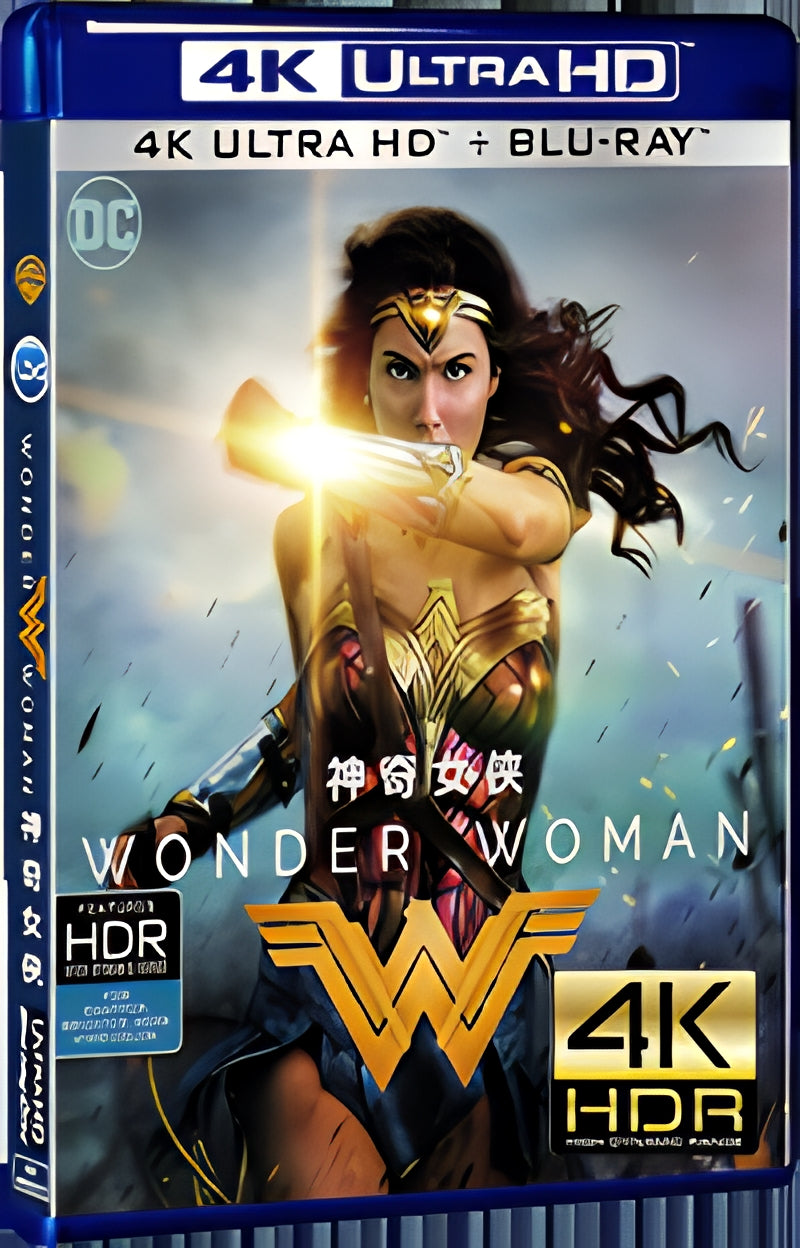 2017 Wonder Woman (2017) Ultra HD 4K for Gift 1-Disc All RegionPlay Seal Box Blu-ray