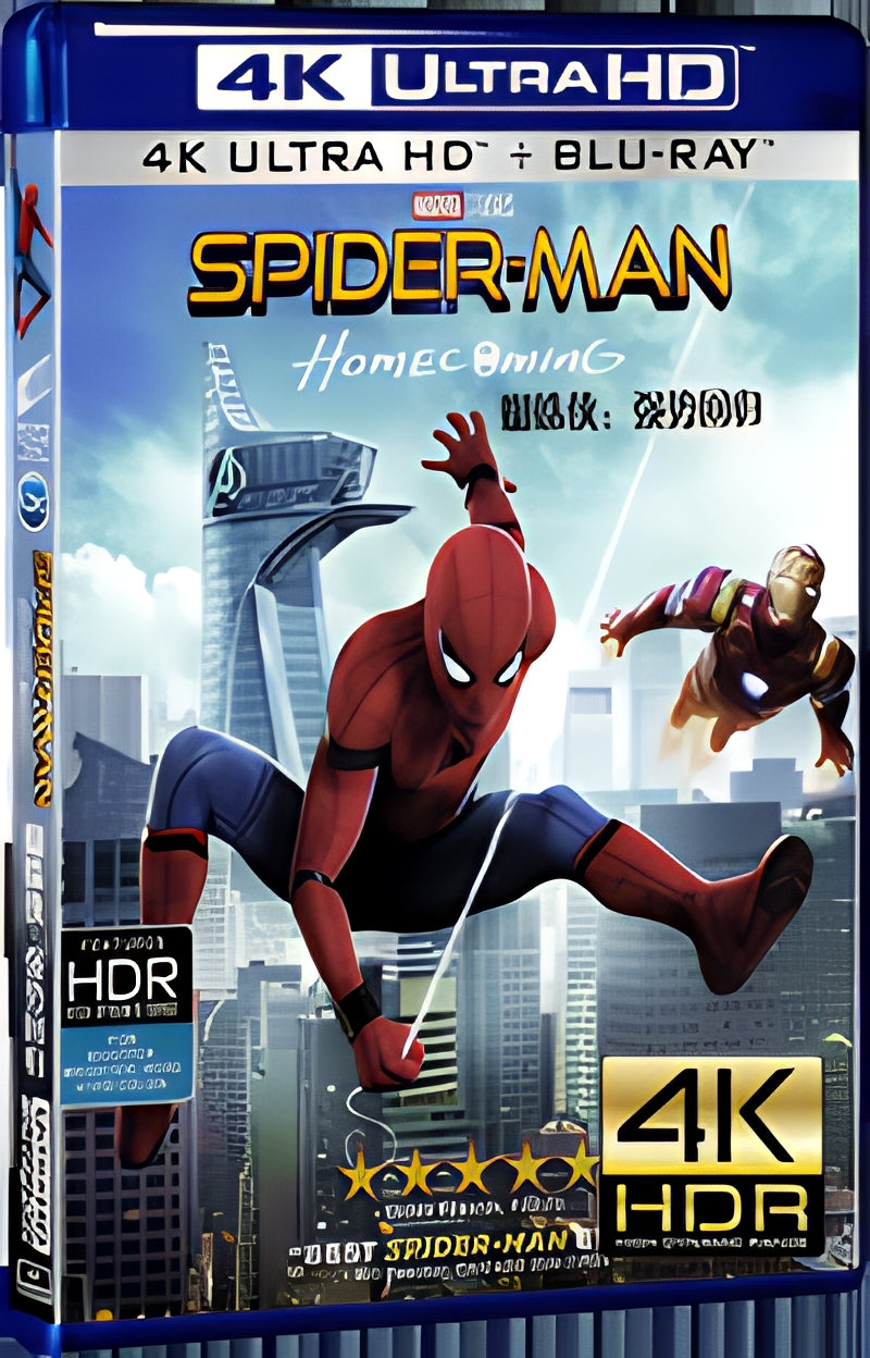 2017 Spider-Man: Homecoming (2017) Ultra HD 4K for Gift 1-Disc All RegionPlay Seal Box Blu-ray