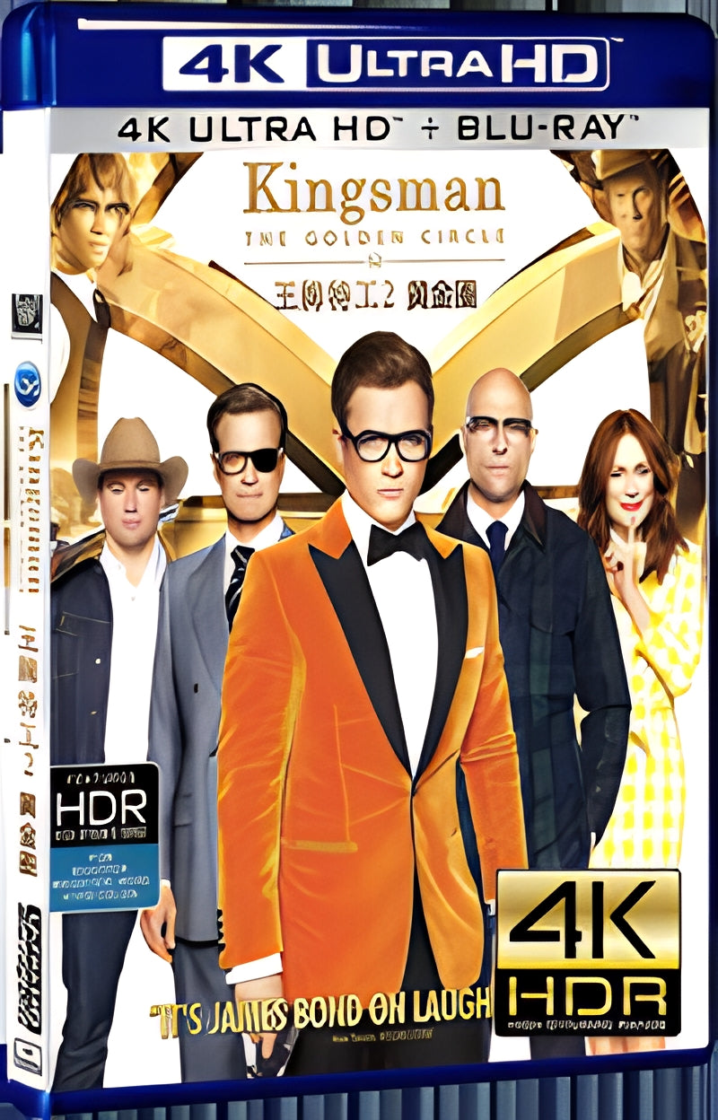 2017 Kingsman: The Golden Circle (2017) Ultra HD 4K for Gift 1-Disc All RegionPlay Seal Box Blu-ray