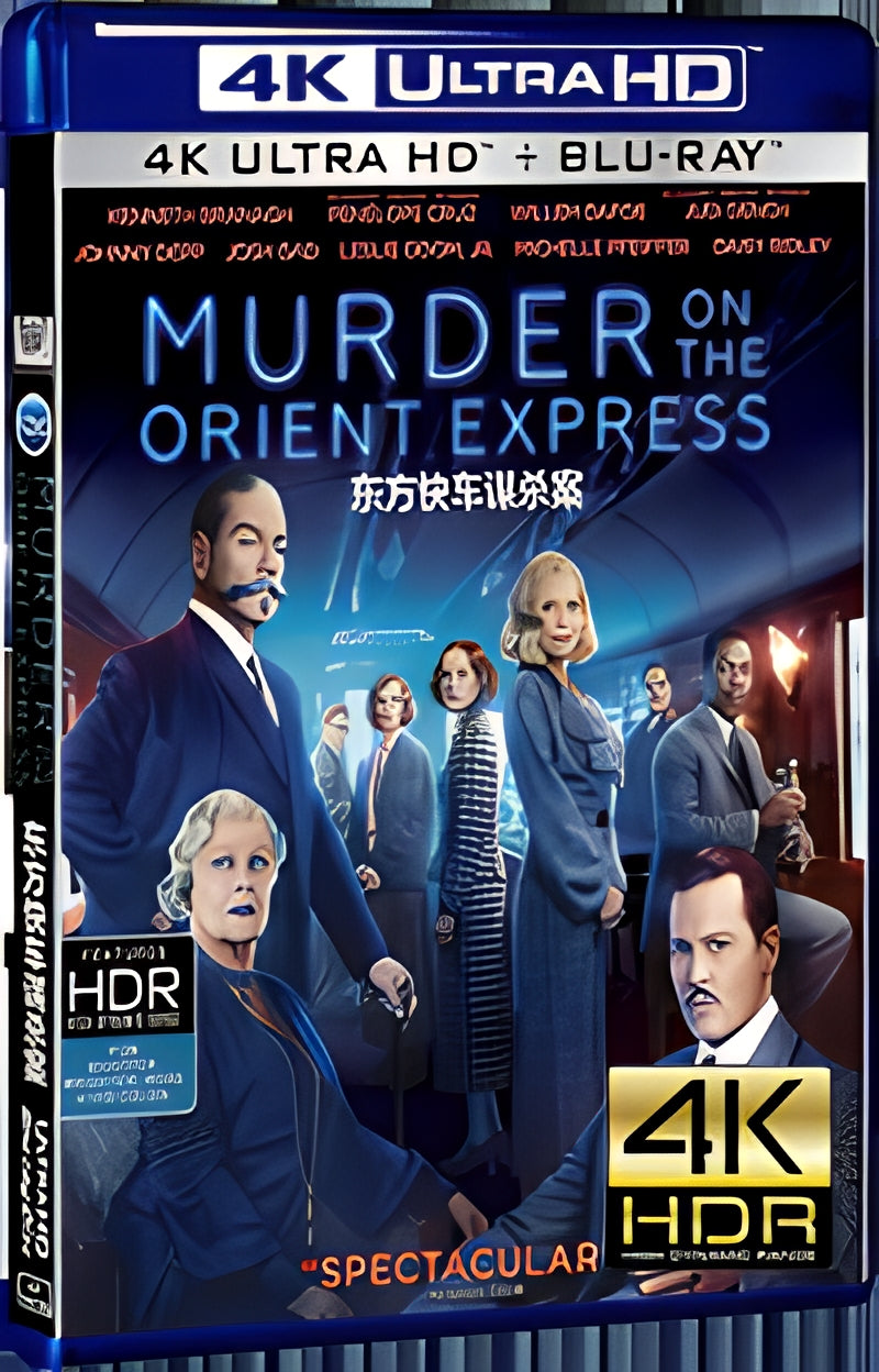2017 Murder on the Orient Express (2017) Ultra HD 4K for Gift 1-Disc All RegionPlay Seal Box Blu-ray