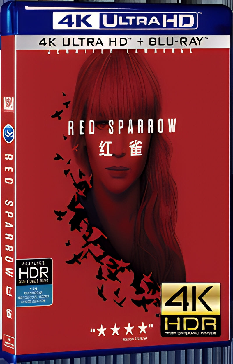 2018 Red Sparrow (2018) Ultra HD 4K for Gift 1-Disc All RegionPlay Seal Box Blu-ray