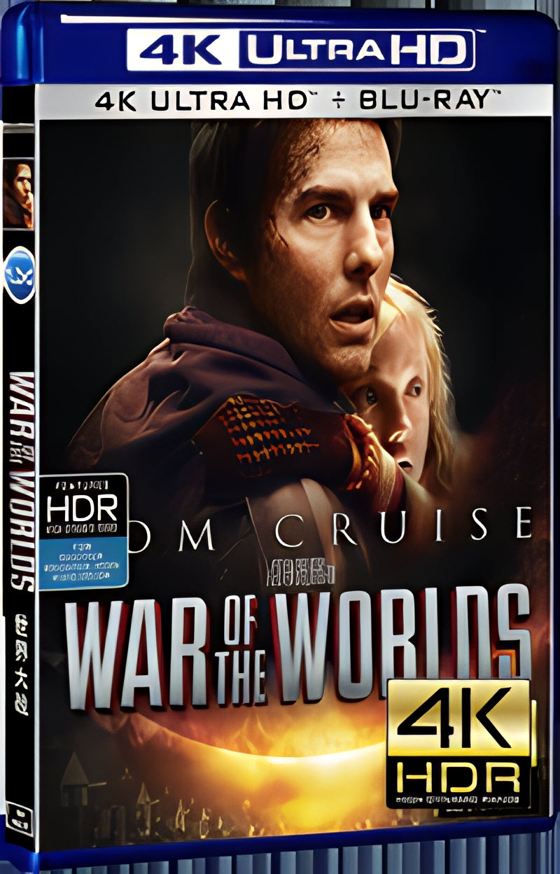 2005 War of the worlds Ultra HD 4K for Gift 1-Disc All RegionPlay Seal Box Blu-ray