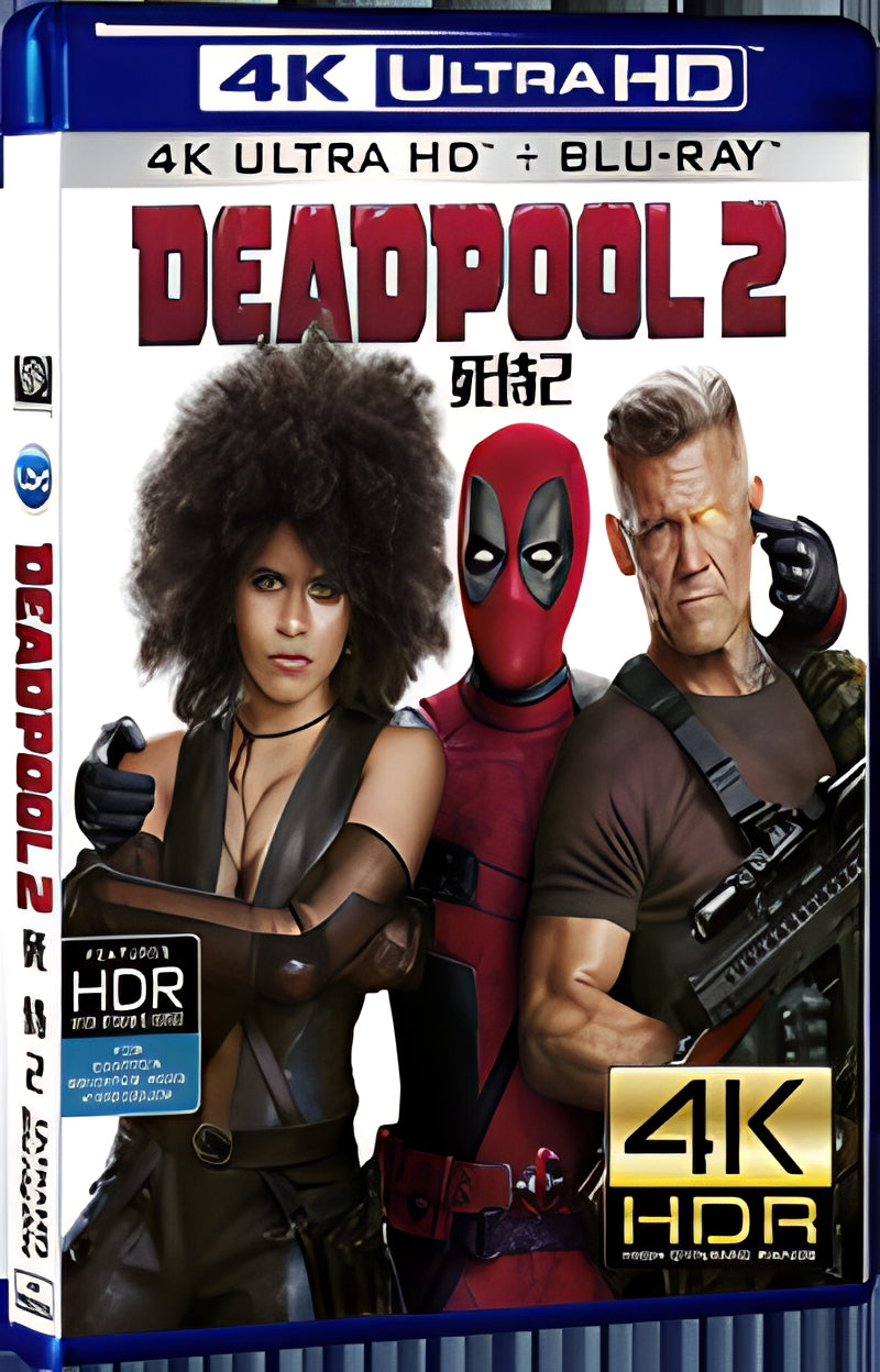 2018 Deadpool 2 (2018) Ultra HD 4K for Gift 1-Disc All RegionPlay Seal Box Blu-ray