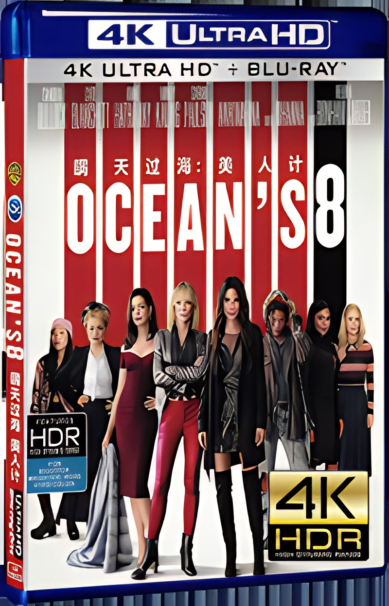 2018 Ocean's Eight (2018) Ultra HD 4K for Gift 1-Disc All RegionPlay Seal Box Blu-ray