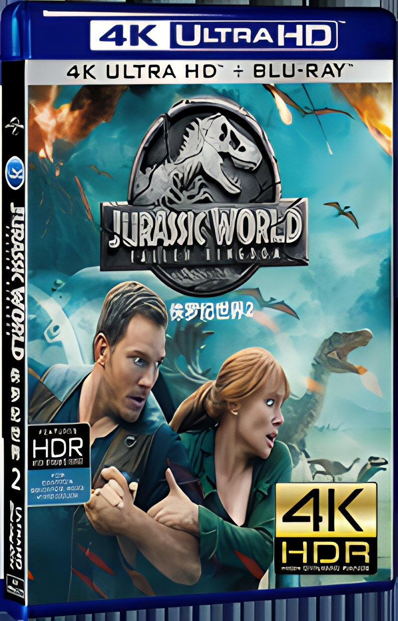 2018 Jurassic World: Fallen Kingdom (2018) Ultra HD 4K for Gift 1-Disc All RegionPlay Seal Box Blu-ray