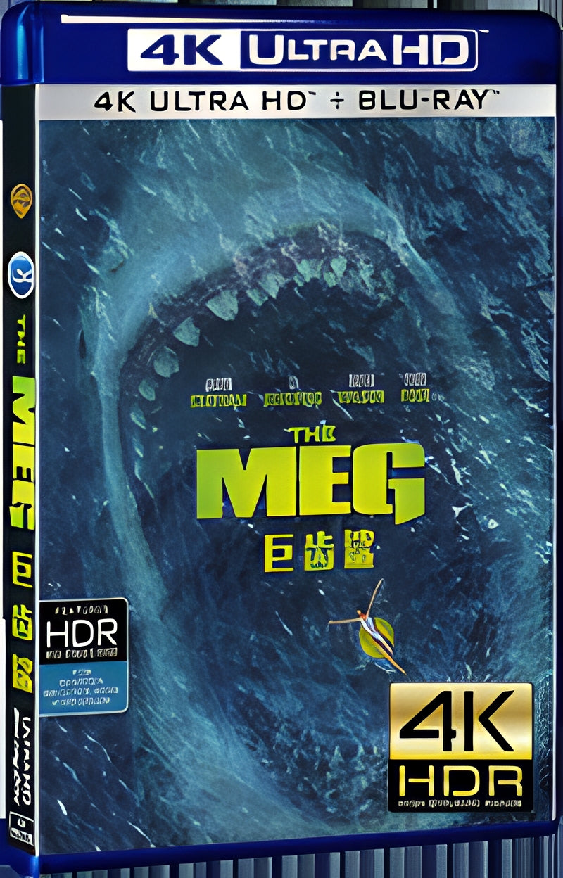 2018 The Meg (2018) Ultra HD 4K for Gift 1-Disc All RegionPlay Seal Box Blu-ray