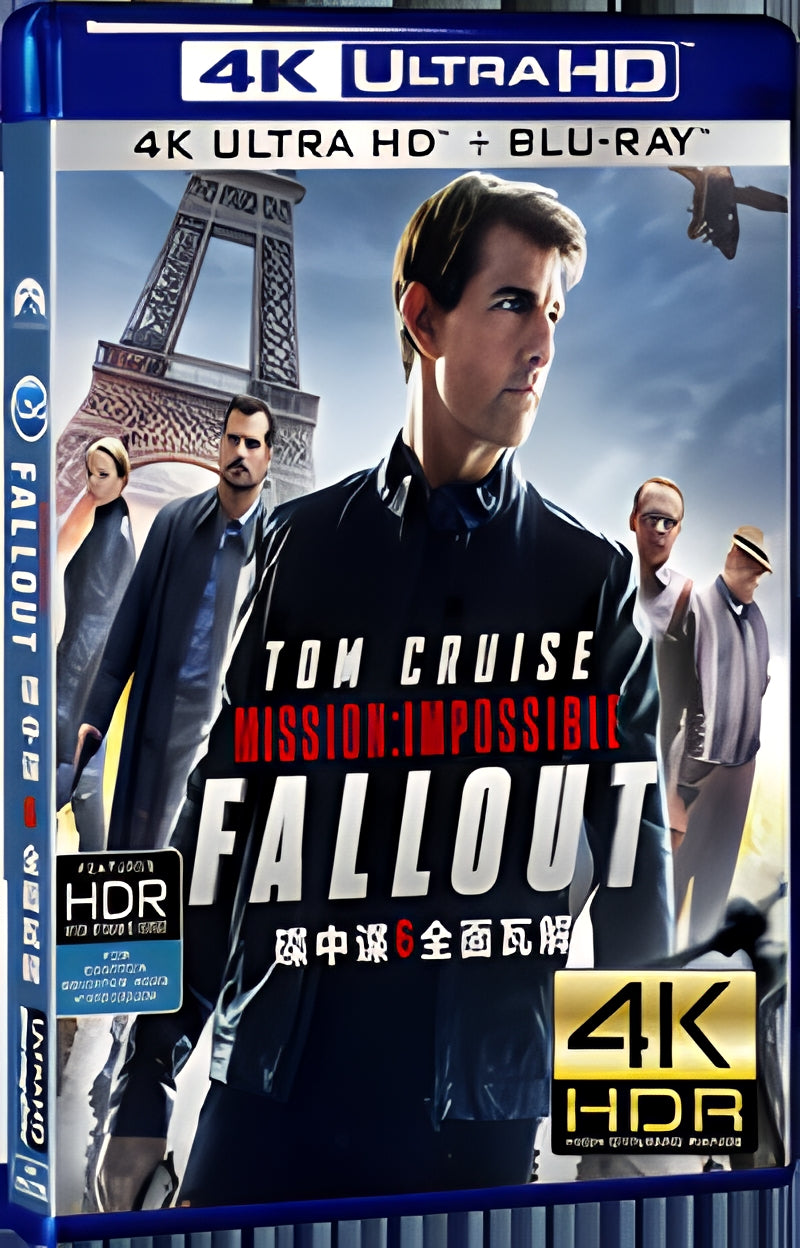 2018 Mission: Impossible - Fallout (2018) Ultra HD 4K for Gift 1-Disc All RegionPlay Seal Box Blu-ray