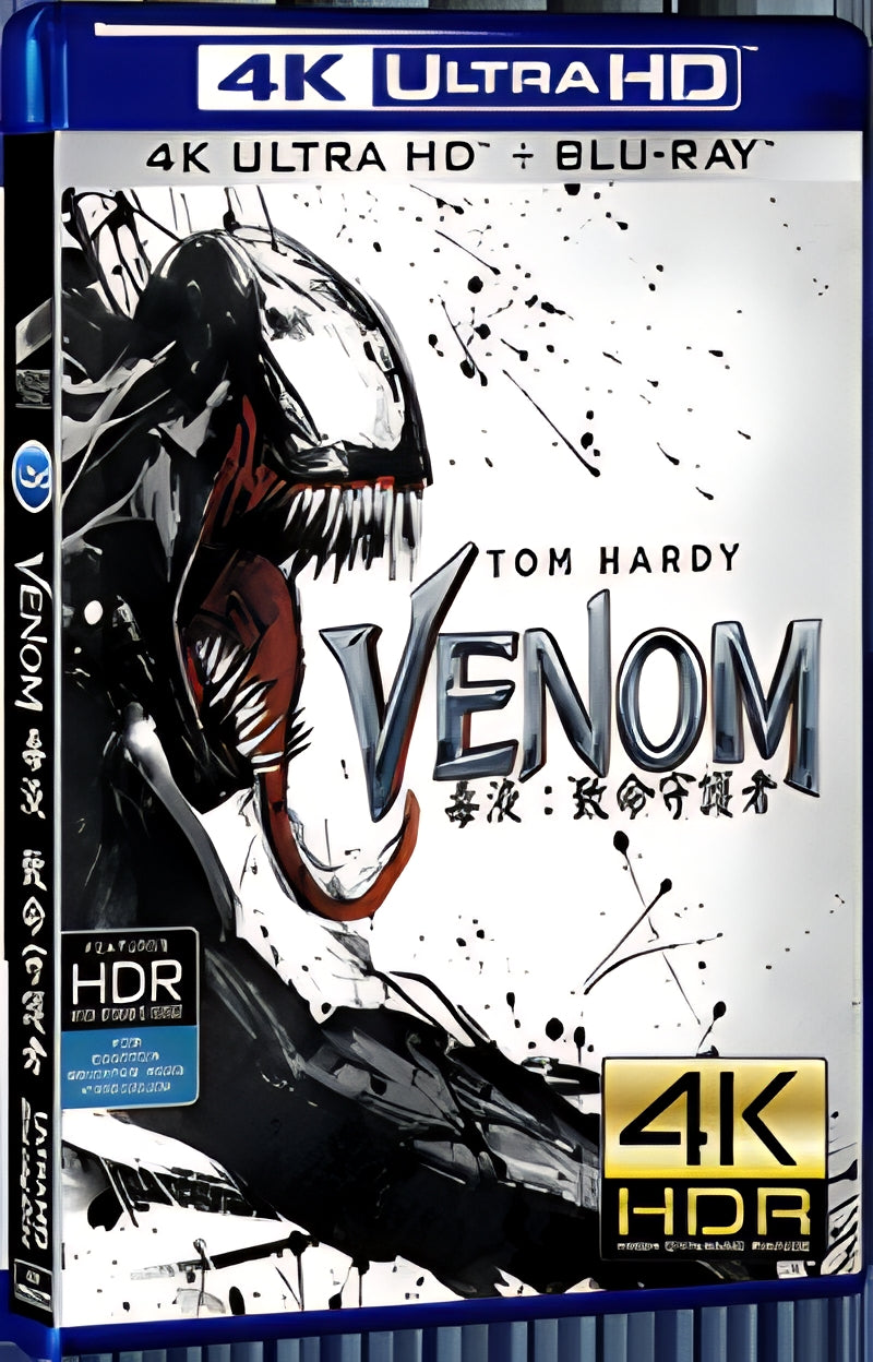 2018 Venom (2018) Ultra HD 4K for Gift 1-Disc All RegionPlay Seal Box Blu-ray