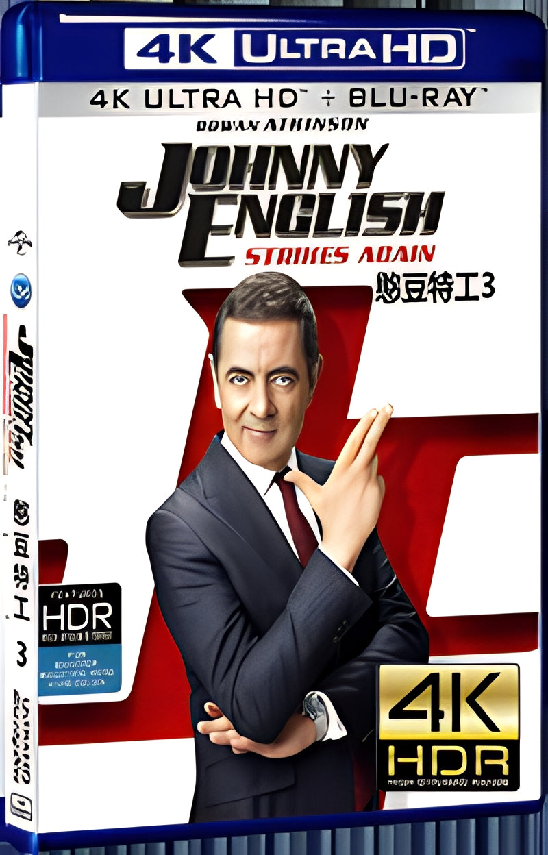 2018 Johnny English Strikes Again (2018) Ultra HD 4K for Gift 1-Disc All RegionPlay Seal Box Blu-ray