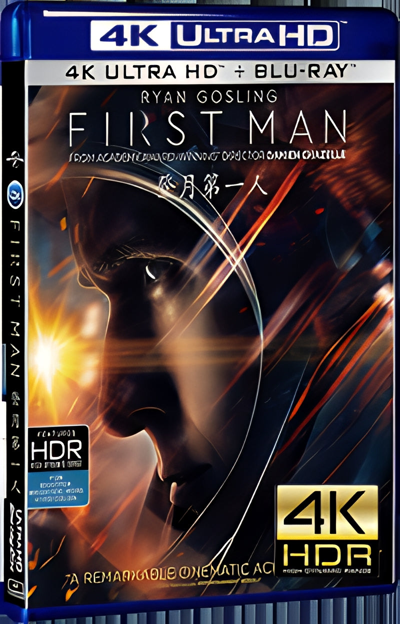 2018 First Man (2018) Ultra HD 4K for Gift 1-Disc All RegionPlay Seal Box Blu-ray
