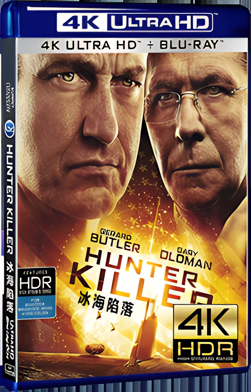 2018 Hunter Killer (2018) Ultra HD 4K for Gift 1-Disc All RegionPlay Seal Box Blu-ray