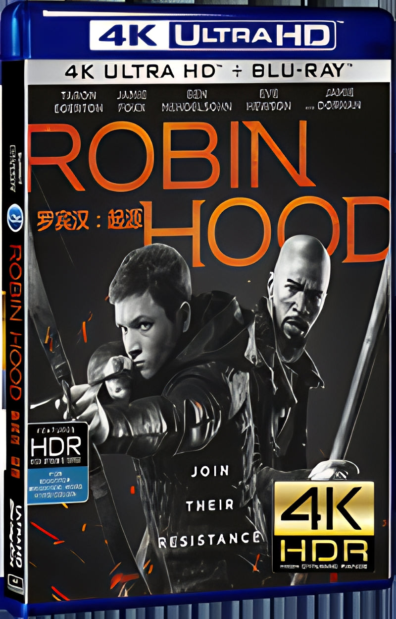 2018 Robin Hood (2018) Ultra HD 4K for Gift 1-Disc All RegionPlay Seal Box Blu-ray