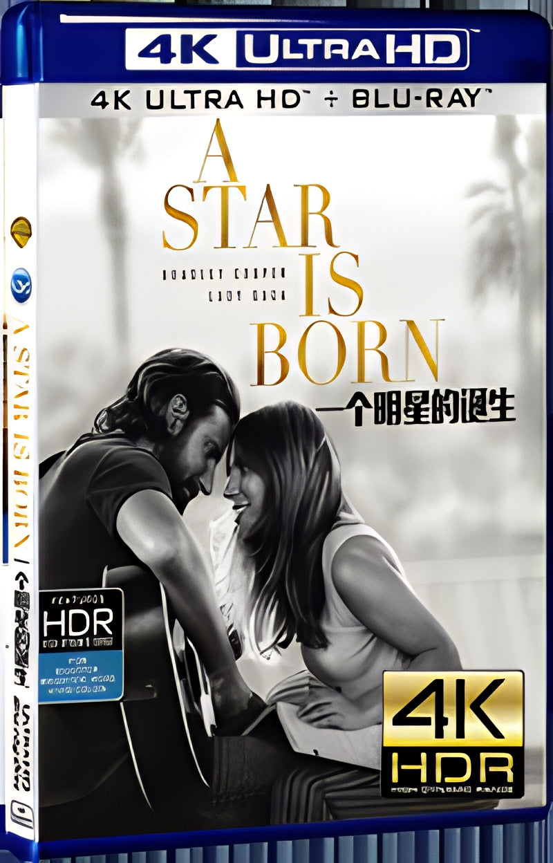 2018 A Star Is Born (2018) Ultra HD 4K for Gift 1-Disc All RegionPlay Seal Box Blu-ray