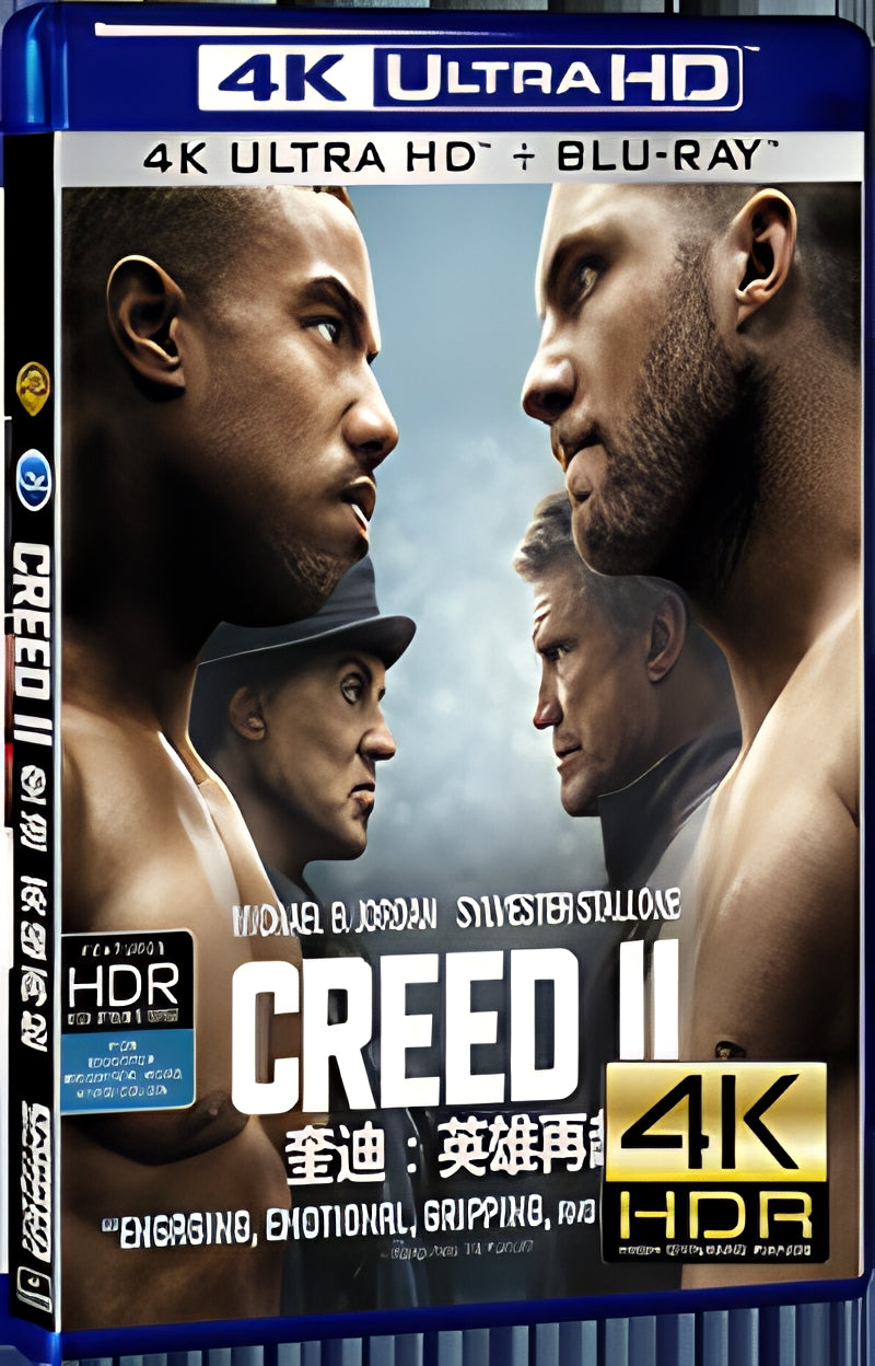 2018 Creed II (2018) Ultra HD 4K for Gift 1-Disc All RegionPlay Seal Box Blu-ray
