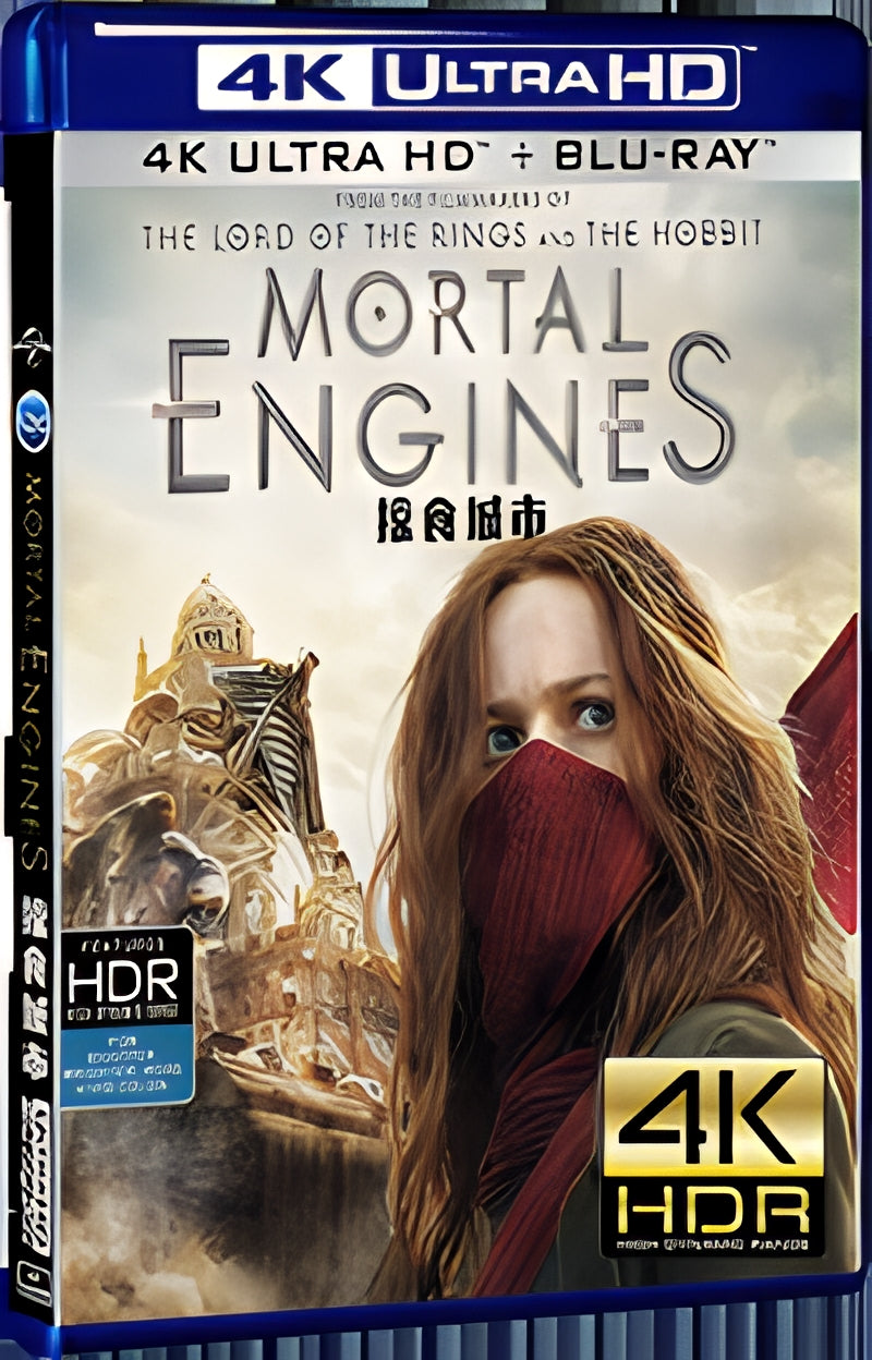 2018 Mortal Engines (2018) Ultra HD 4K for Gift 1-Disc All RegionPlay Seal Box Blu-ray