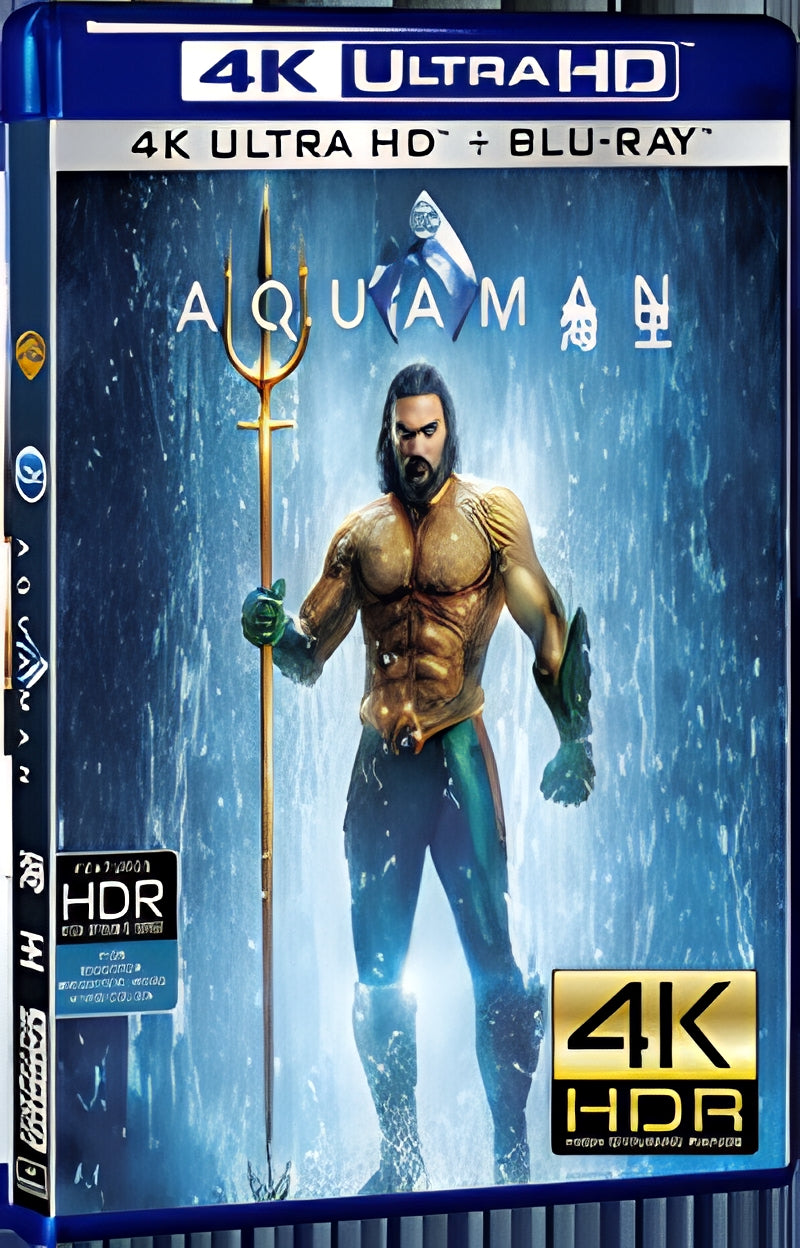 2018 Aquaman (2018) Ultra HD 4K for Gift 1-Disc All RegionPlay Seal Box Blu-ray
