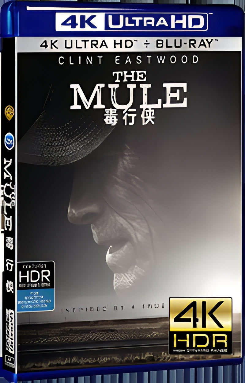 2018 The Mule (2018) Ultra HD 4K for Gift 1-Disc All RegionPlay Seal Box Blu-ray