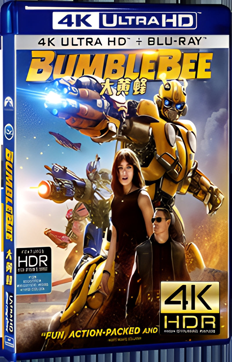 2018 Bumblebee（2018） Ultra HD 4K for Gift 1-Disc All RegionPlay Seal Box Blu-ray