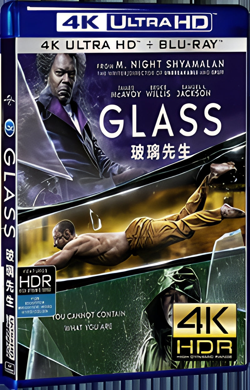 2019 GLASS（2019） Ultra HD 4K for Gift 1-Disc All RegionPlay Seal Box Blu-ray