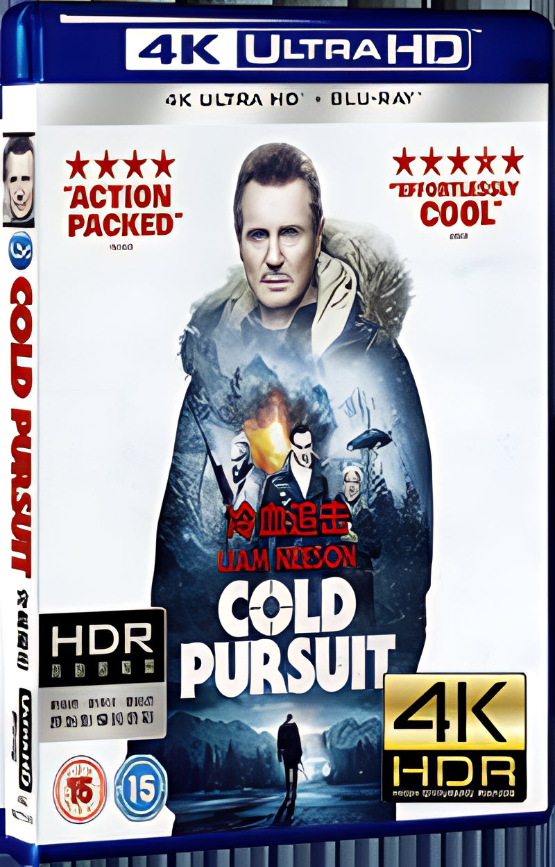 2019 Cold Pursuit（2019） Ultra HD 4K for Gift 1-Disc All RegionPlay Seal Box Blu-ray