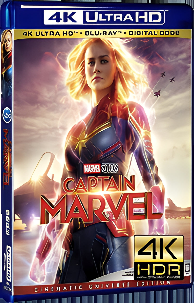 2019 Captain Marvel（2019） Ultra HD 4K for Gift 1-Disc All RegionPlay Seal Box Blu-ray