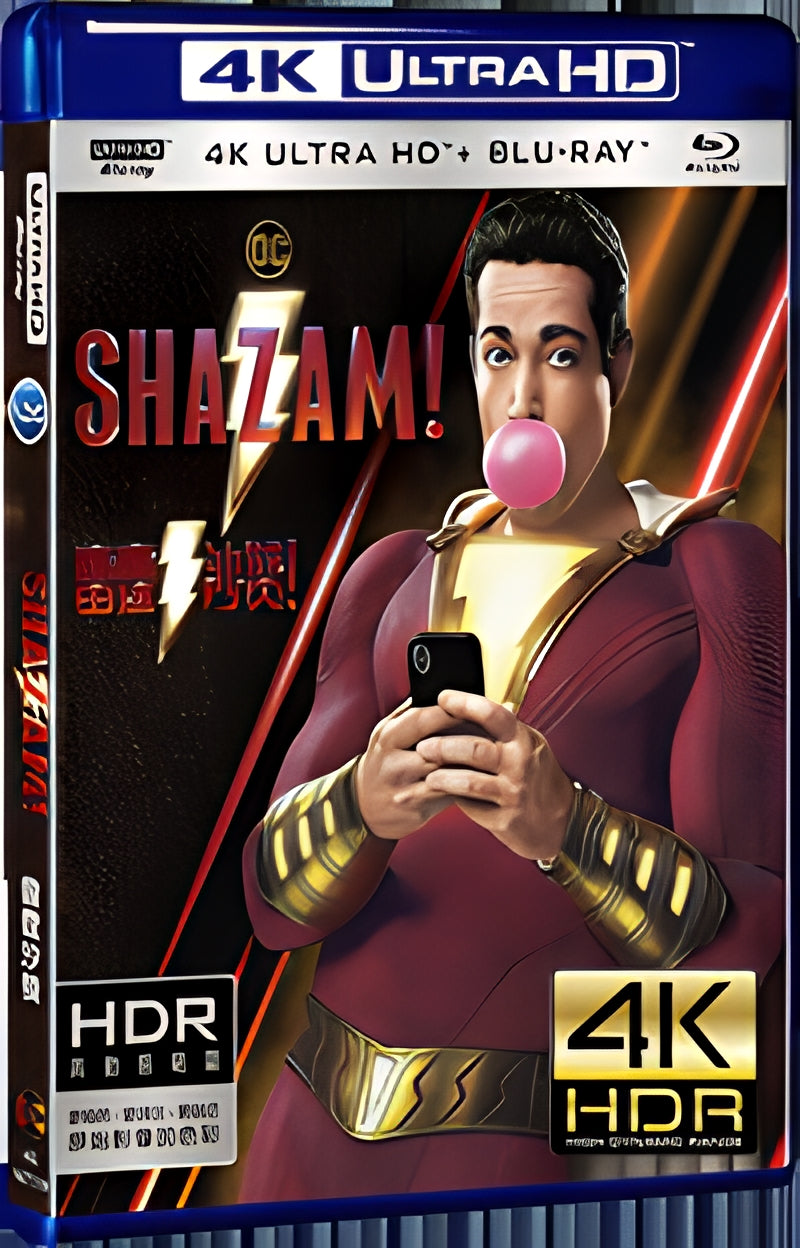 2019 Shazam!（2019） Ultra HD 4K for Gift 1-Disc All RegionPlay Seal Box Blu-ray