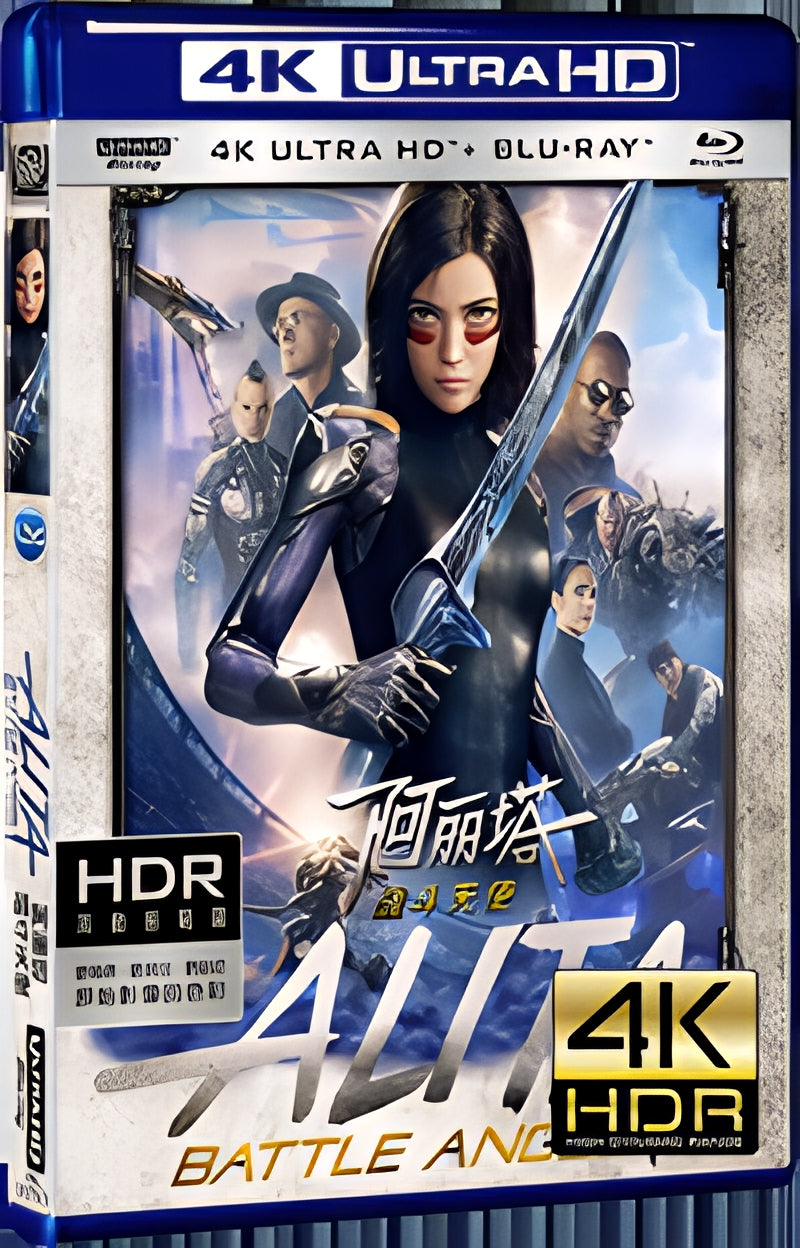 2019 Alita: Battle Angel Ultra HD 4K for Gift 1-Disc All RegionPlay Seal Box Blu-ray