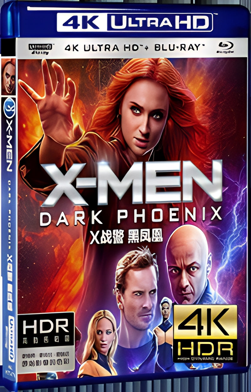 2019 Dark Phoenix Ultra HD 4K for Gift 1-Disc All RegionPlay Seal Box Blu-ray