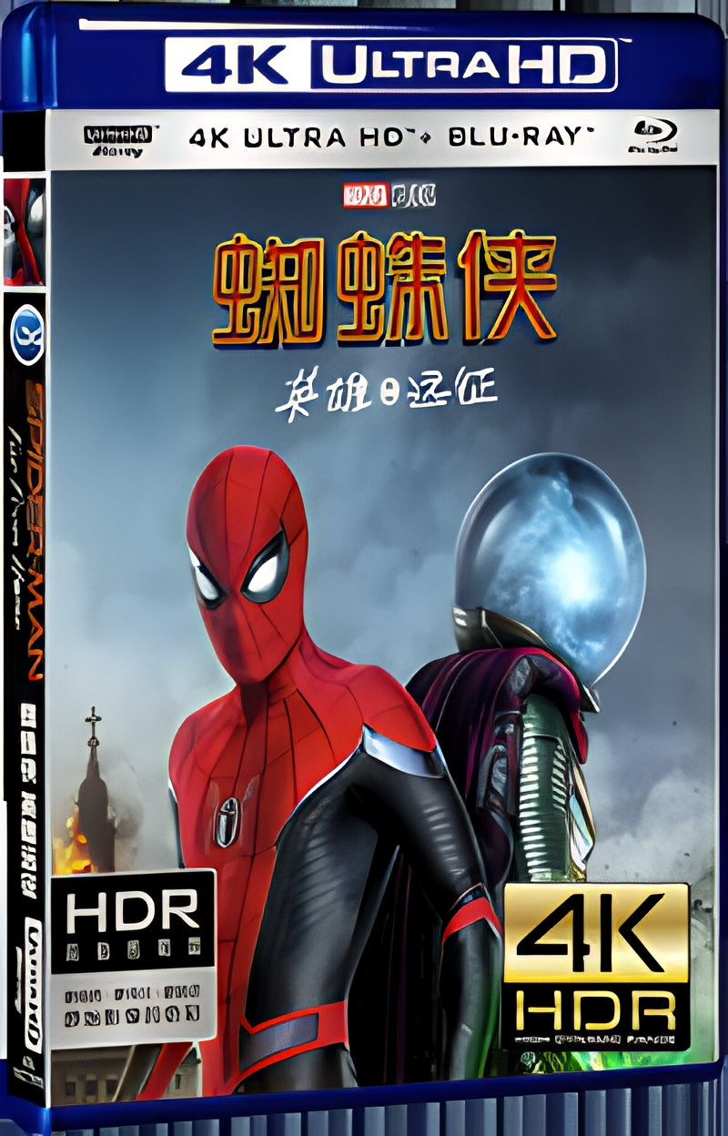 2019 Spider-Man: Far from Home Ultra HD 4K for Gift 1-Disc All RegionPlay Seal Box Blu-ray