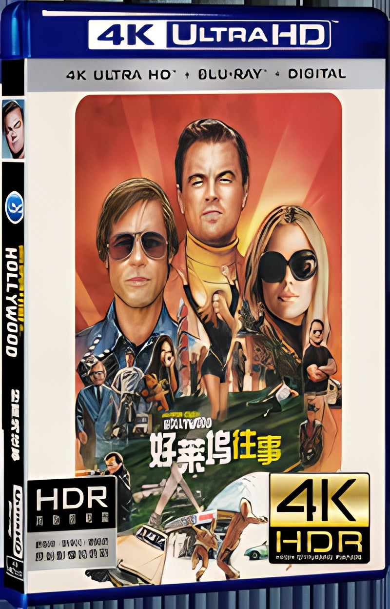2019 Once Upon a Time... in Hollywood Ultra HD 4K for Gift 1-Disc All RegionPlay Seal Box Blu-ray