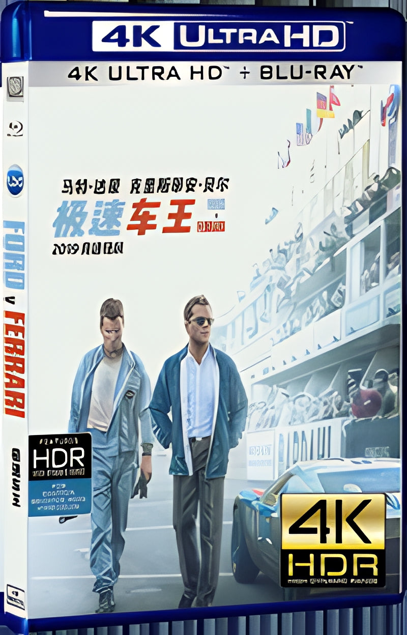2019 Ford v. Ferrari Ultra HD 4K for Gift 1-Disc All RegionPlay Seal Box Blu-ray